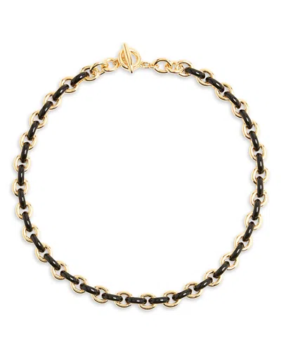 Roxanne Assoulin The Classic Link Gold-tone Enamel Necklace