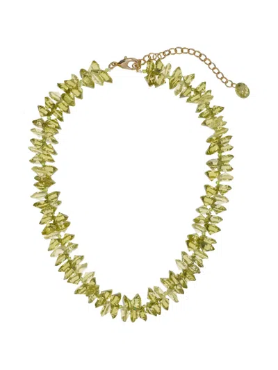 Roxanne Assoulin The Cubic Cluster Necklace In Green