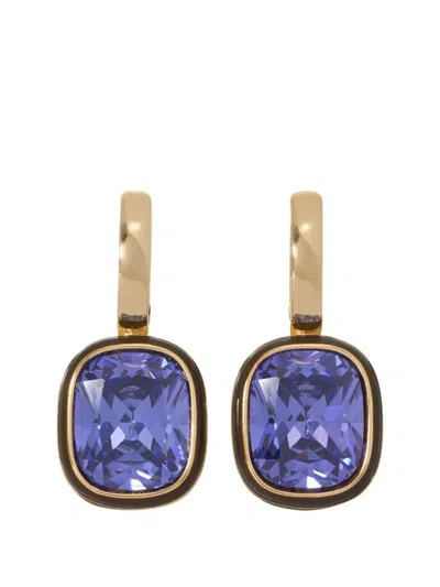Roxanne Assoulin Cubic Cushion Drop Earrings In Gold