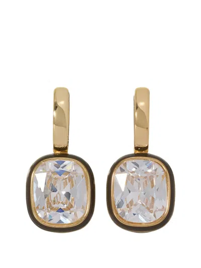 Roxanne Assoulin Cubic Cushion Drop Earrings In Metallic