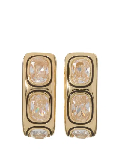 Roxanne Assoulin Cubic Hinged Chubbies Earrings In Gold