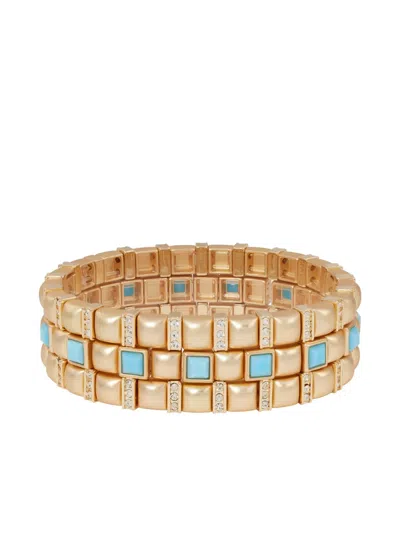 Roxanne Assoulin Diamond-embellishment Bracelet In Gold