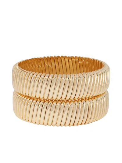 Roxanne Assoulin Double-band Bracelet In Gold