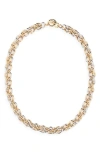 Roxanne Assoulin Double Link Necklace In Multi