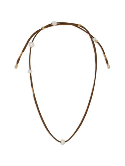 Roxanne Assoulin Embellished Wrap-necklace In Neutral