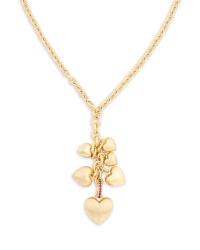 Roxanne Assoulin The Family Of Hearts Pendant Necklace In Gold