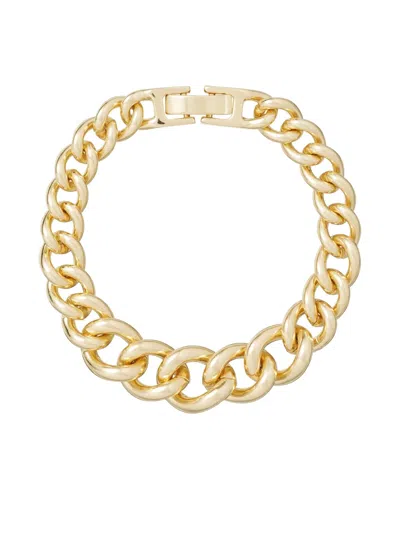 Roxanne Assoulin Graduated Curb Bracelet In Gold