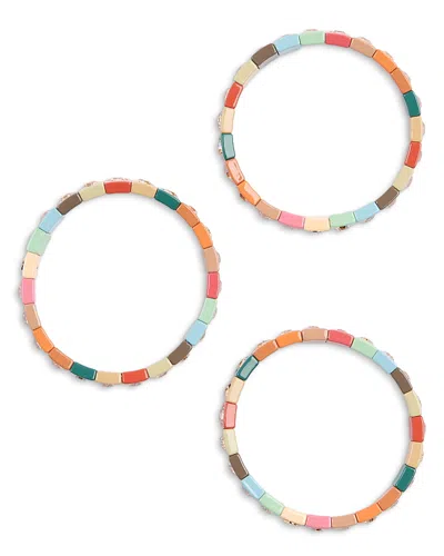 Roxanne Assoulin Happy Bracelet Stack, Set Of 3 In Multi