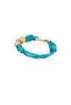 Roxanne Assoulin The Happy Cord Bead-embellished Bracelet In Blue