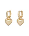 Roxanne Assoulin The Itsy Bitsy Heart-charm Hoop Earrings
