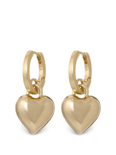 Roxanne Assoulin Itsy Bitsy Heart Earrings In Gold