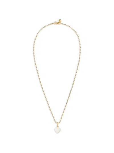Roxanne Assoulin Itsy Bitsy Heart-charm Necklace In Gold