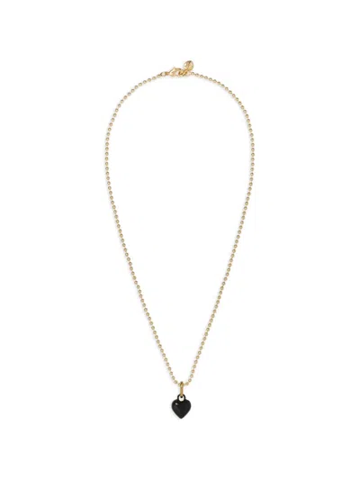 Roxanne Assoulin Itsy Bitsy Heart-charm Necklace In Gold