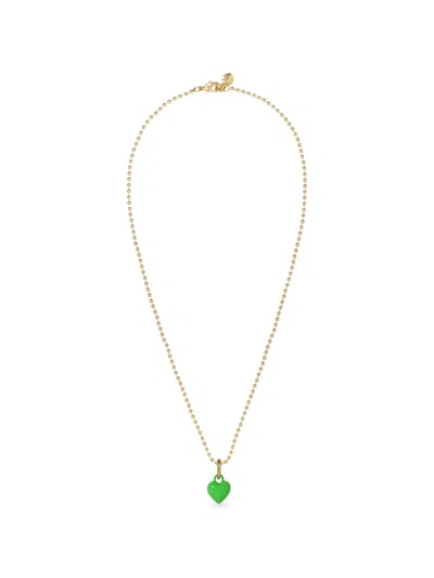 Roxanne Assoulin Itsy Bitsy Heart-charm Necklace In Gold