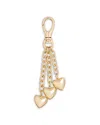 Roxanne Assoulin Mini Puffy Heart Trio Bag Charm