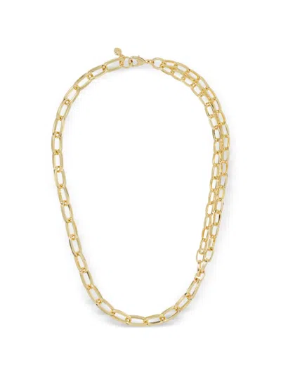 Roxanne Assoulin Paperclip Layered Necklace In Gold