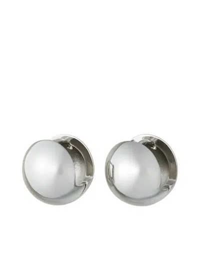 Roxanne Assoulin Polished-sphere Earrings In Silver