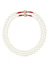 Roxanne Assoulin Princess Anklets (set Of Two) In White