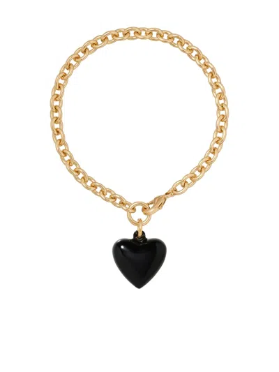 Roxanne Assoulin Puffy Heart Bracelet In Gold