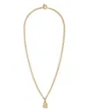 Roxanne Assoulin The Puffy Initial Pendant Necklace