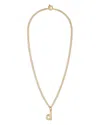 Roxanne Assoulin The Puffy Initial Pendant Necklace