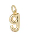Roxanne Assoulin Puffy Initial Double Chain Pendant Necklace, 26