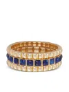 Roxanne Assoulin Puffy Stud Bracelet (set Of Three) In Gold