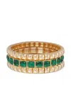 Roxanne Assoulin Puffy Stud Bracelet (set Of Three) In Gold