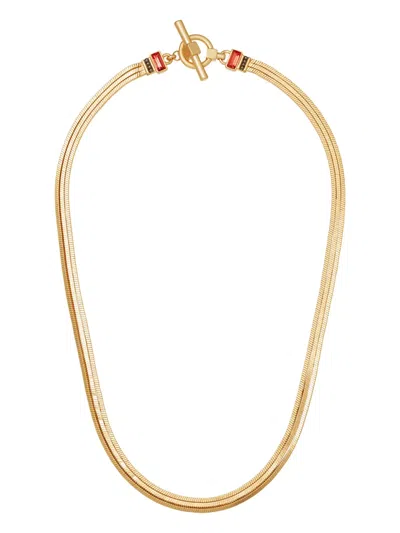 Roxanne Assoulin Slinky Necklace In Gold