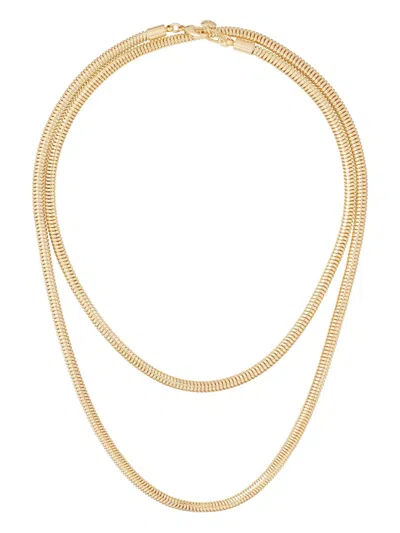 Roxanne Assoulin Snake-chain Necklace In Gold