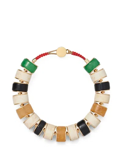 Roxanne Assoulin Stone Slice Bracelet In Multi