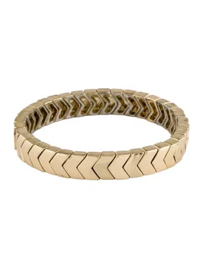 Pre-owned Roxanne Assoulin Stretch Bead Bracelet, 6" In Multi