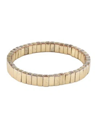 Pre-owned Roxanne Assoulin Stretch Bead Bracelet, 6.75" In Multi