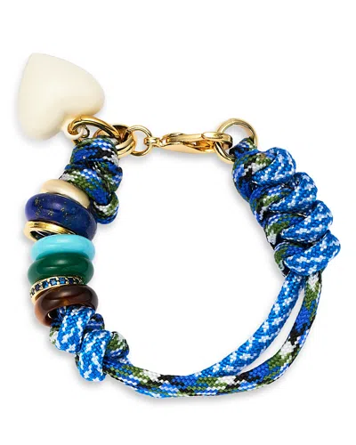 Roxanne Assoulin Supersize Happy Cord Bracelet In Blue