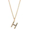 Roxanne Assoulin The Big Puffy Initial Pendant Necklace In Brown