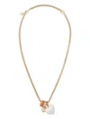 Roxanne Assoulin The Box Chain Heart-charm Necklace In Gold