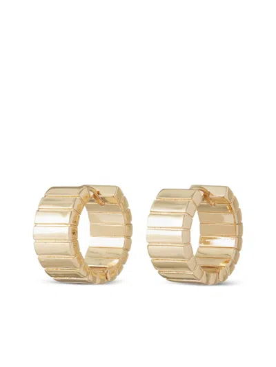 Roxanne Assoulin The Cobra Hoop Earrings In Gold