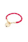 Roxanne Assoulin The Cord Heart Charm Bracelet