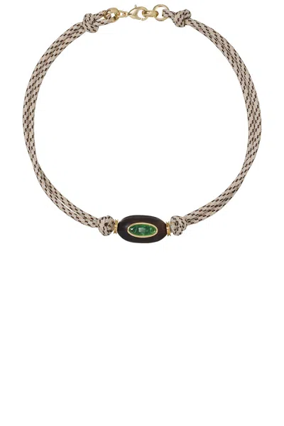 Roxanne Assoulin The Driftwood Collar Necklace In Brown & Off White