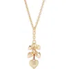 Roxanne Assoulin The Family Of Hearts Pendant Necklace In Gold