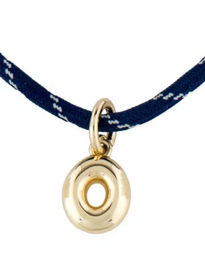 Pre-owned Roxanne Assoulin The Happy Cord Charm Necklace, 18" In Multi