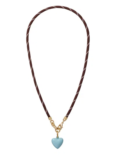 Roxanne Assoulin The Happy Cord Charm Necklace In Black
