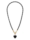 Roxanne Assoulin The Happy Cord Charm Necklace In Black