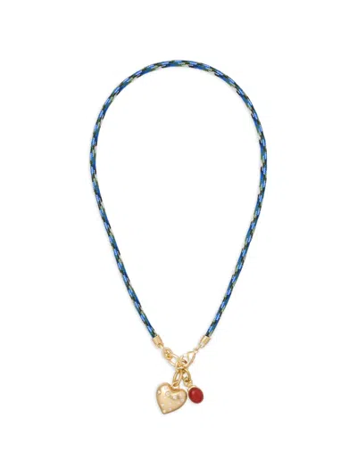 Roxanne Assoulin The Happy Cord Necklace In Blue