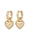 Roxanne Assoulin The Itsy Bitsy Heart-charm Hoop Earrings