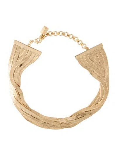 Pre-owned Roxanne Assoulin 'the Liquid' Choker Necklace, 17" In Multi