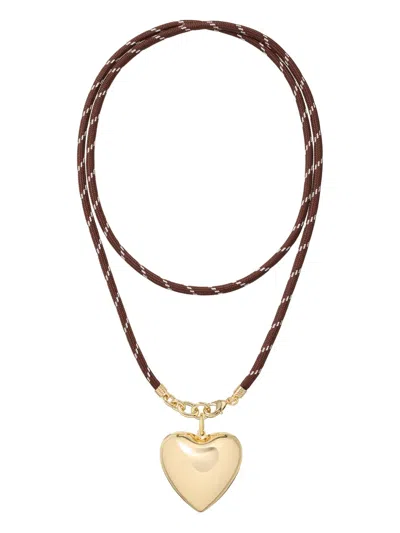 Roxanne Assoulin The Long Happy Cord Charm Necklace In Gold