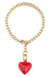 Roxanne Assoulin The Mini Happy Heart Bracelet In Gold