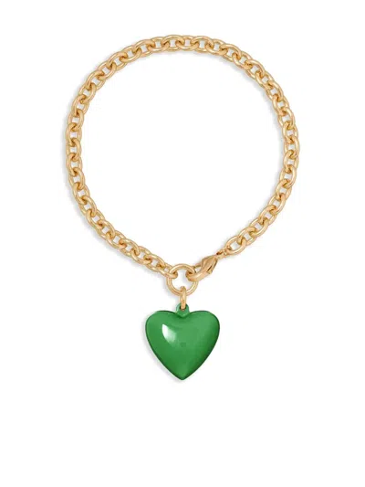 Roxanne Assoulin The Mini Puffy Heart Bracelet In Gold