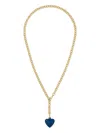 Roxanne Assoulin The Mini Puffy Heart-charm Necklace In Gold